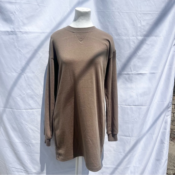 The Normal Brand Dresses & Skirts - The Normal Brand Brown Long Sleeve Dress